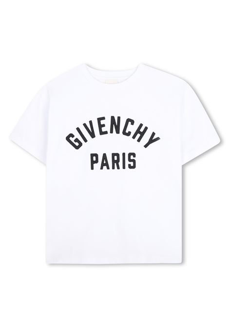 T-shirt con stampa GIVENCHY KIDS | H3134510P